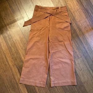 paper bag crop pants size 30